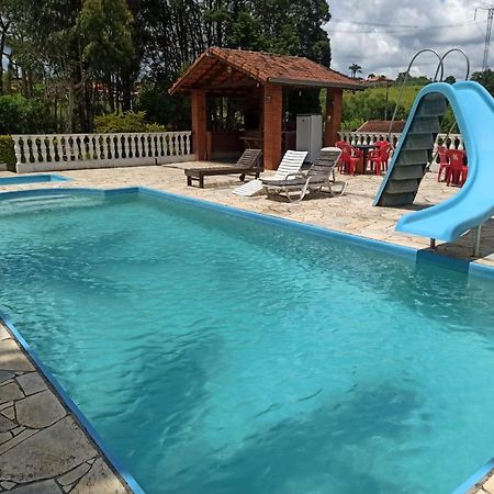 Chacara Em Ibiuna Sao Roque A 70Km De Sp Com Piscina E Wi-Fi Villa Exterior photo